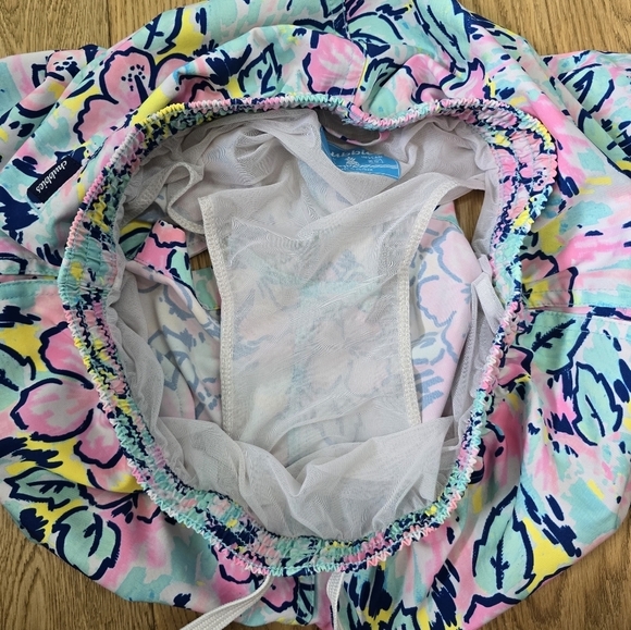 Chubbies Floral Print Drawstring Swim Trunks In Vaction Bloom Size Small - Picture 10 of 12